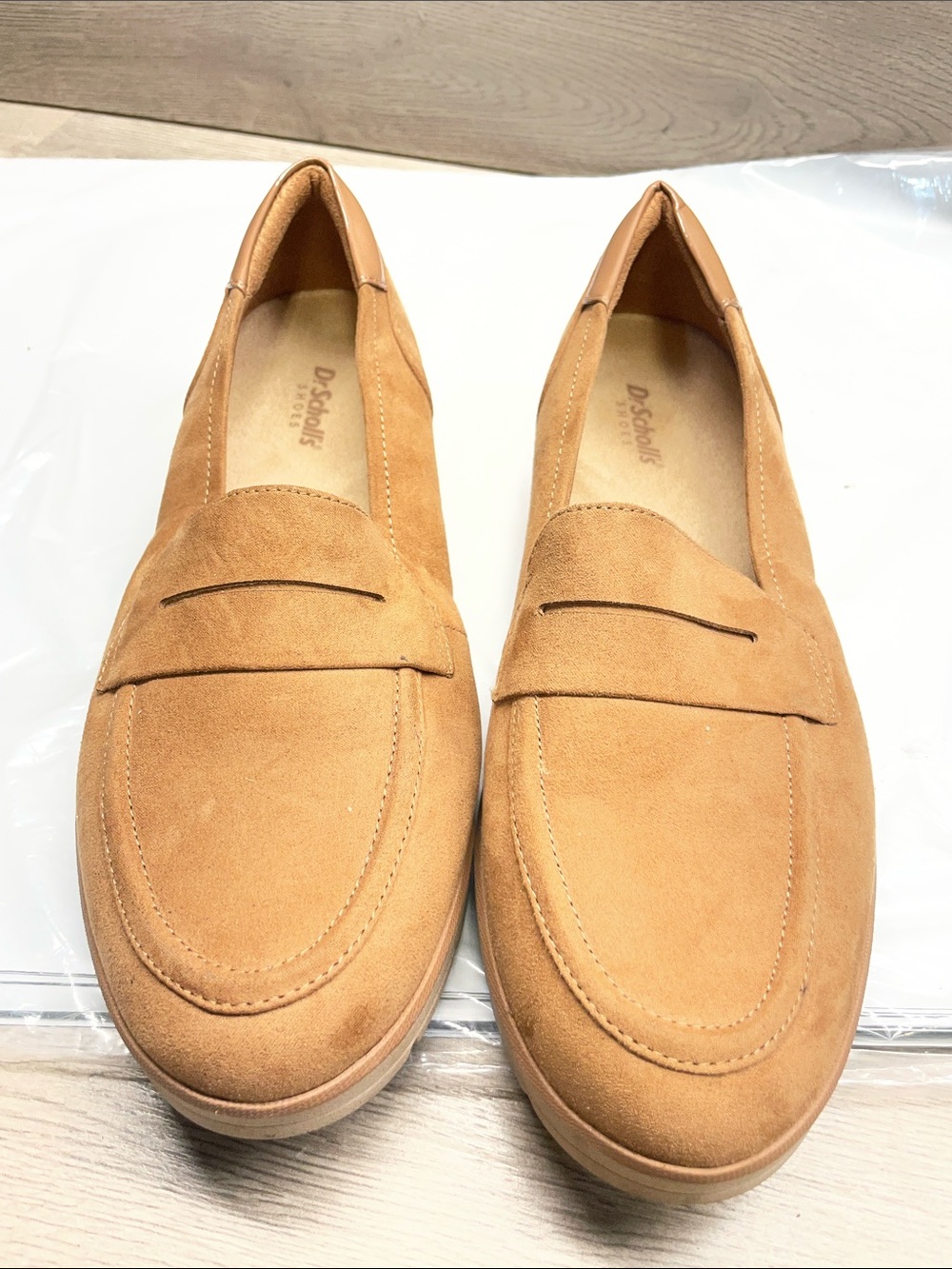 Dr. Scholl's Tan Suede Loafers